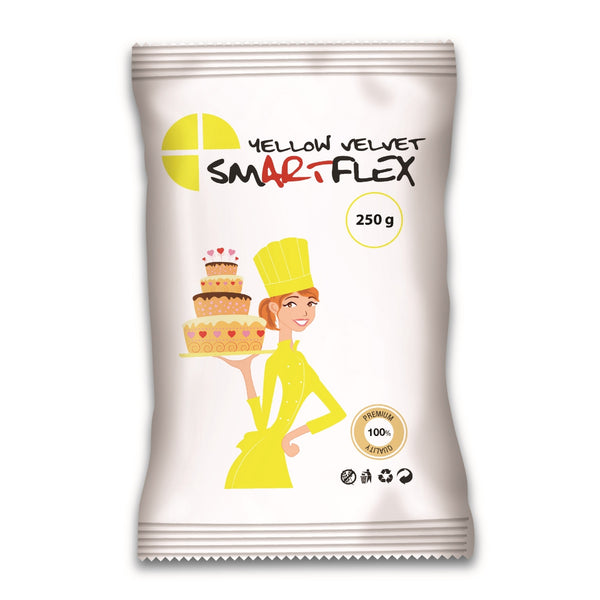 Smartflex Yellow Velvet Sugarpaste 250g