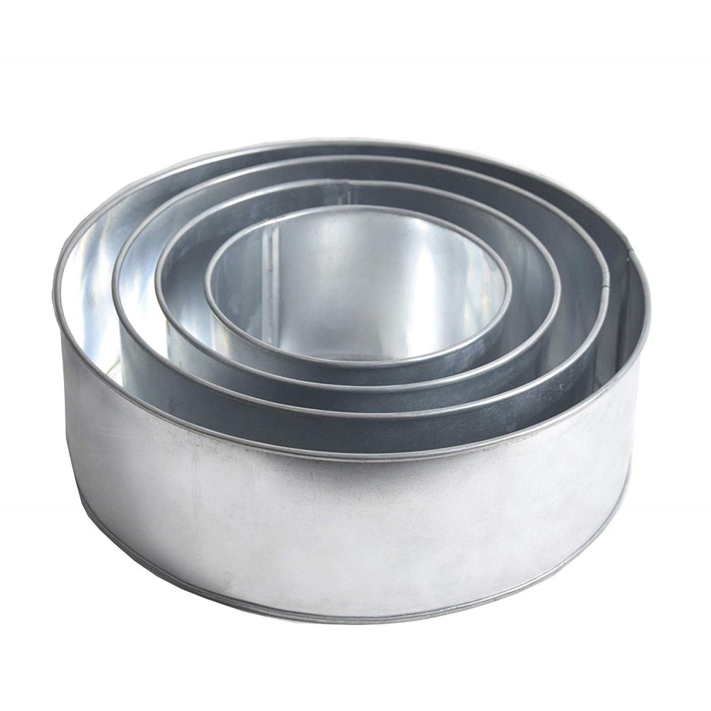 Simply Making Set Of 4 Tier Round Baking Tins - 3 Inch Deep