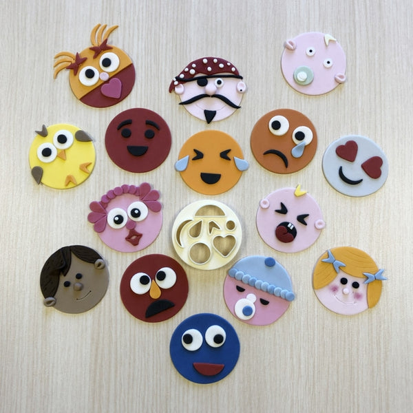 FMM Funny Faces & More Mix 'N' Match Cutter Set