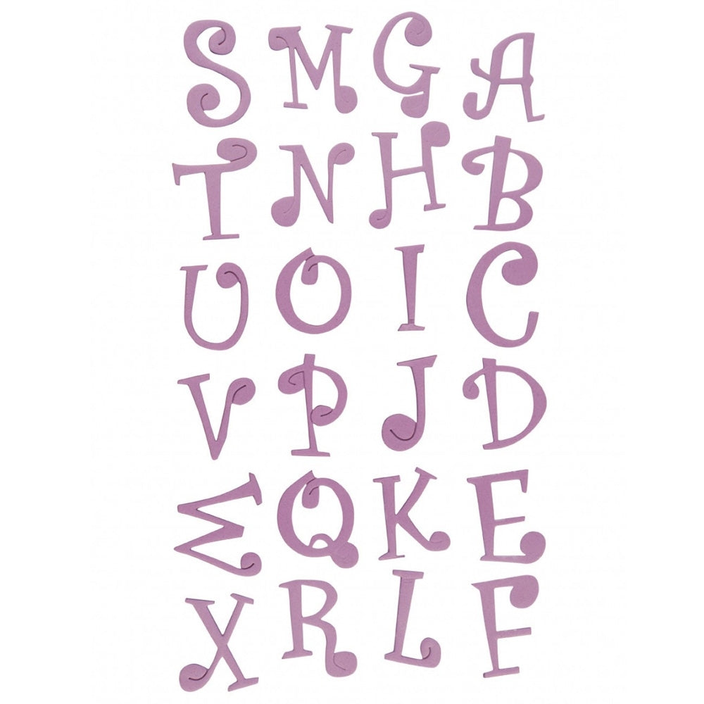FMM Chunky Funky Upper Case Alphabet & Numbers Tappit Cutters Set
