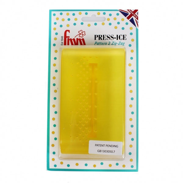FMM Press-Ice Pattern 2 Zig Zag Cake Decorating Tool