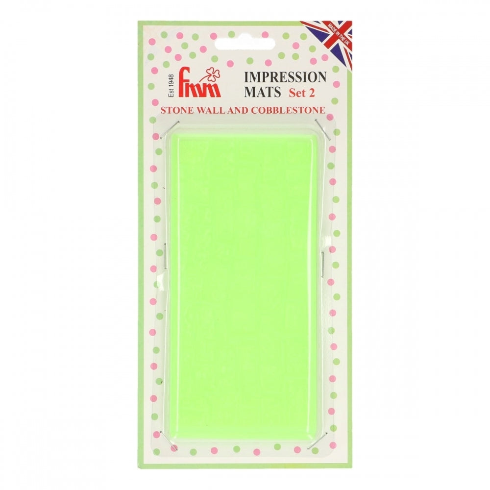 FMM Stone Wall And Cobblestone Impression Mats Set 2 - FMM