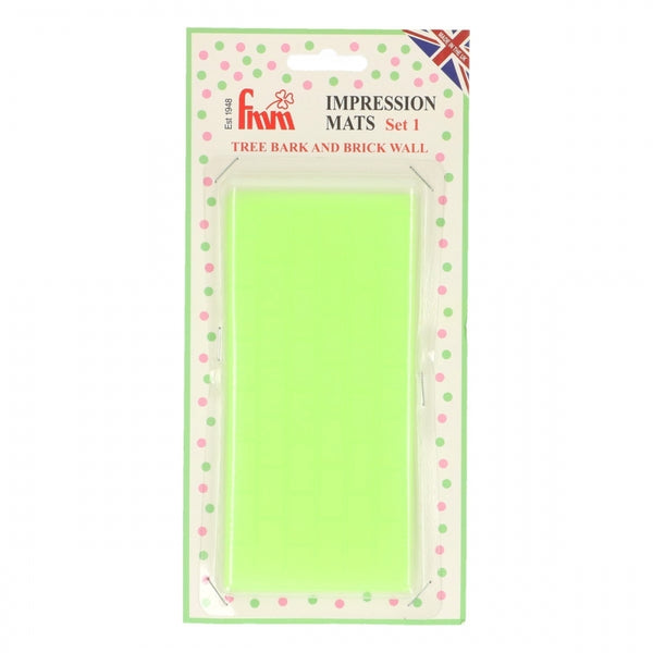 FMM Tree Bark And Brick Wall Impression Mats Set 1 - FMM