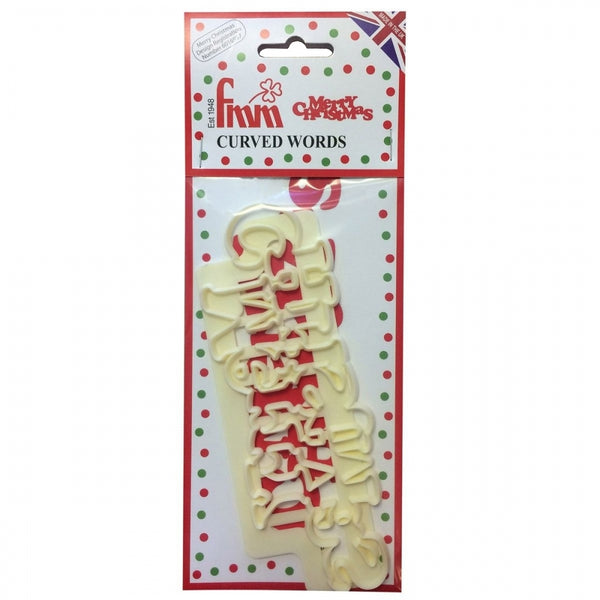 FMM Merry Christmas Curved Words Cutter