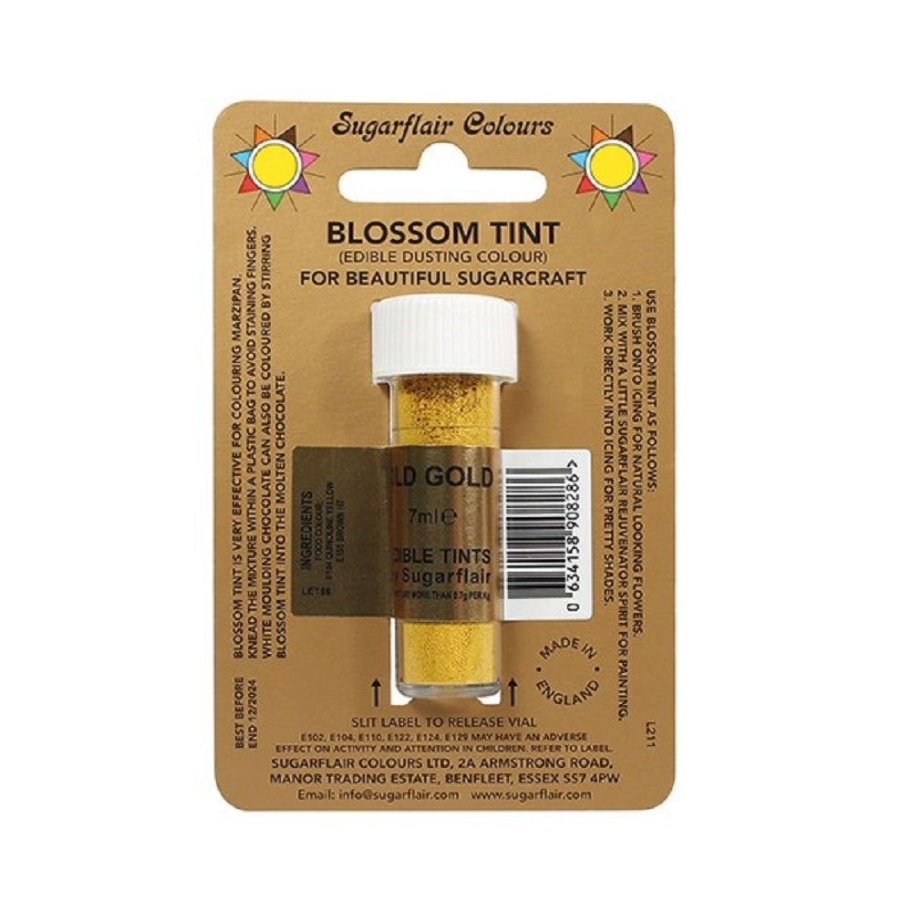Sugarflair Old Gold - Edible Blossom Tint Dusting Colour 2g