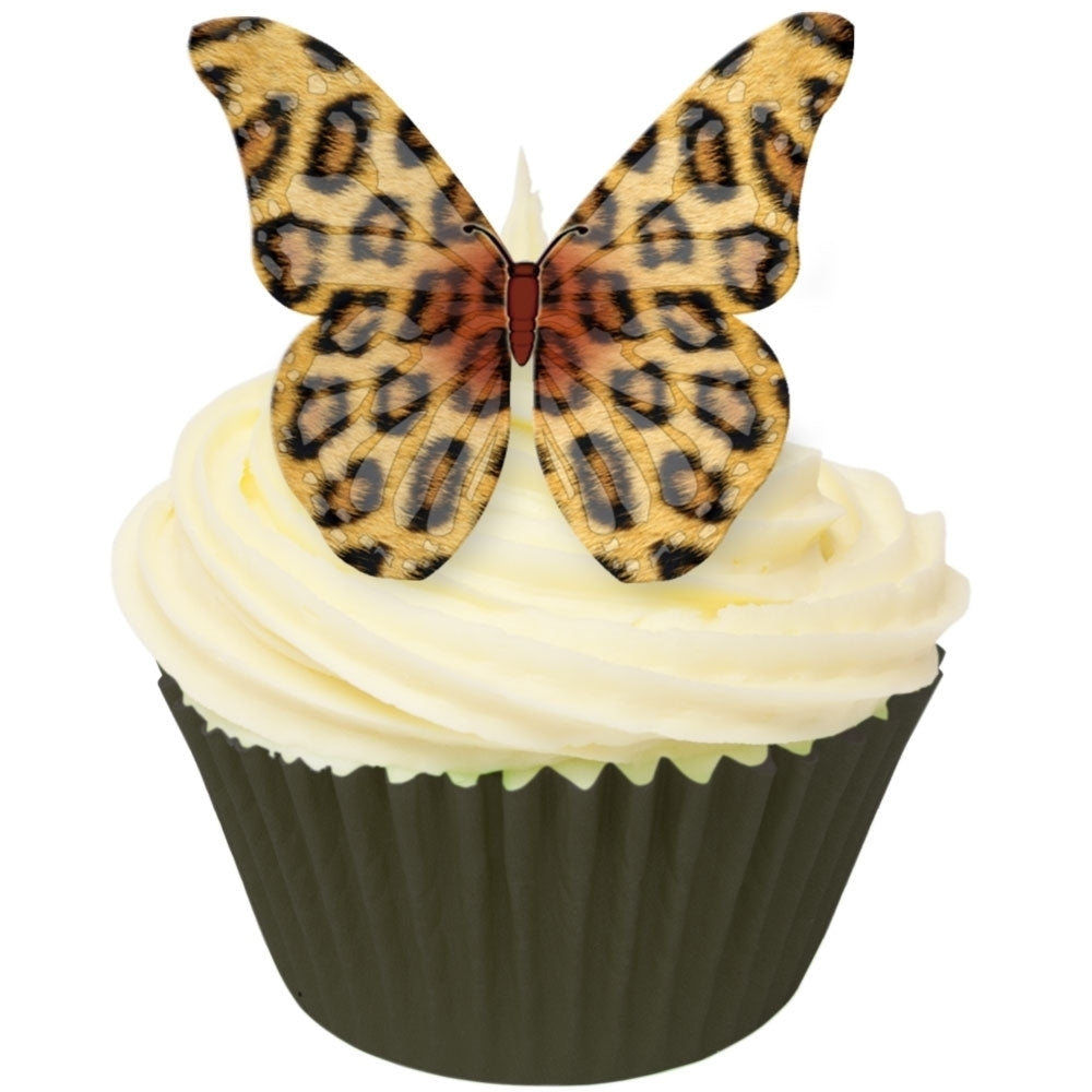 CDA Products Mixed Animal Design Edible Butterfly Toppers x 12