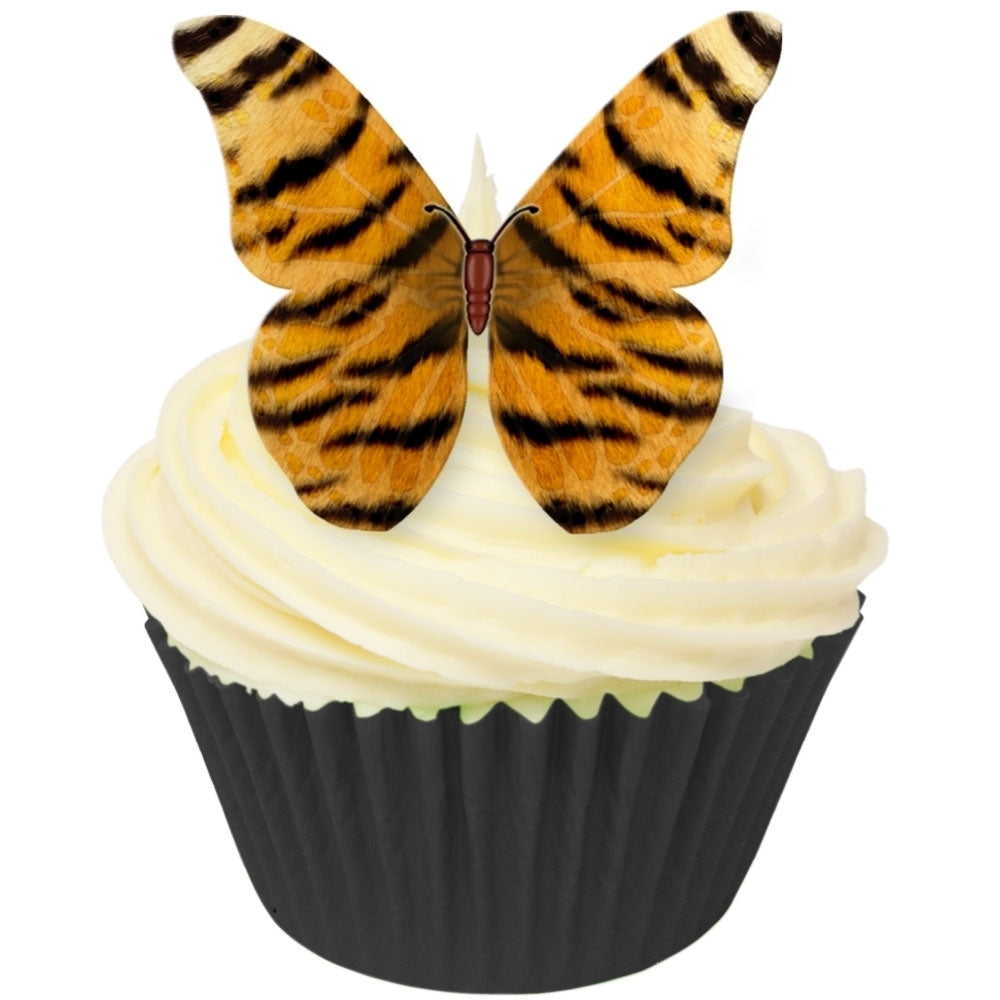 CDA Products Mixed Animal Design Edible Butterfly Toppers x 12