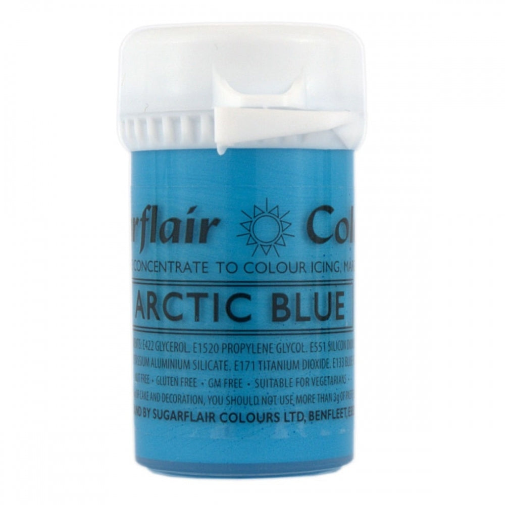 Sugarflair Satin Paste Food Colour 25g - Arctic Blue