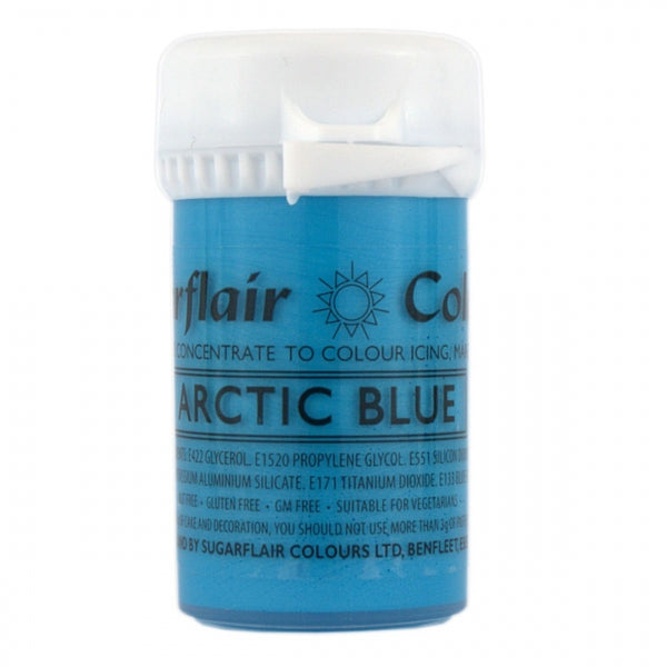 Sugarflair Satin Paste Food Colour 25g - Arctic Blue