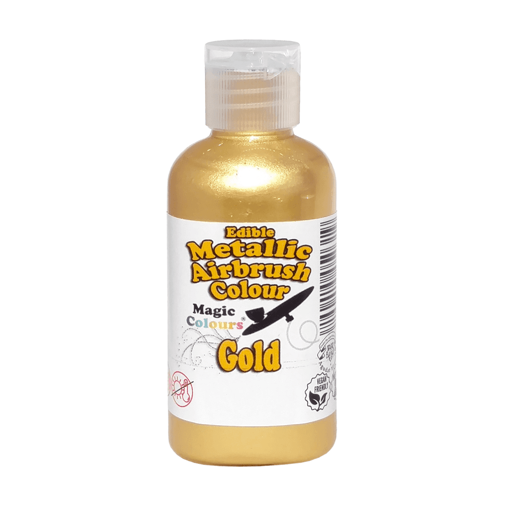 Magic Colours Metallic Airbrush Colours 55ml - Gold