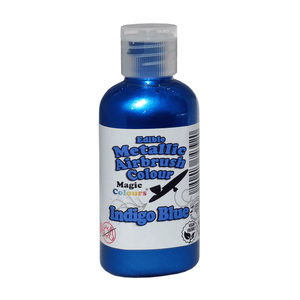 Magic Colours Metallic Airbrush Colours 55ml - Indigo Blue