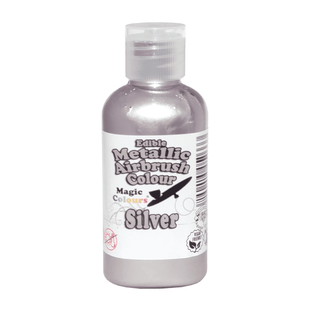 Magic Colours Metallic Airbrush Colours 55ml - Silver