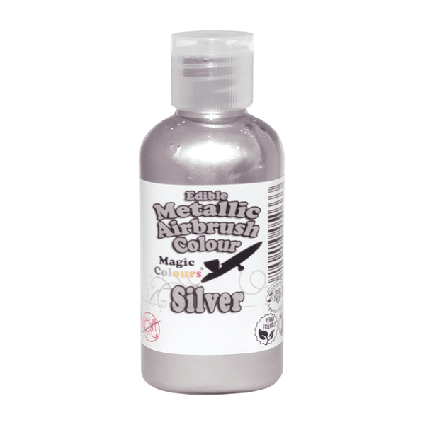 Magic Colours Metallic Airbrush Colours 55ml - Silver