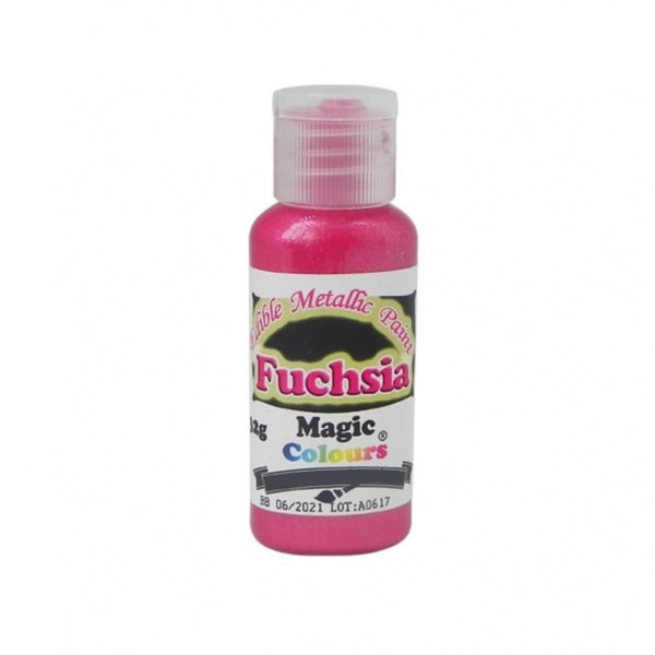 Magic Colours Metallic Edible Paint 32g - Fuchsia