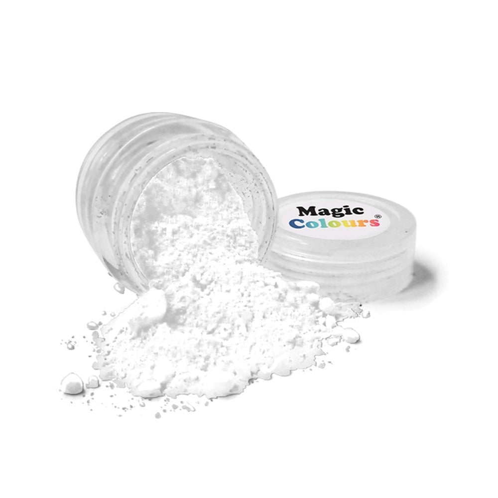 Magic Colours Edible Petal Dust 7ml - Pure Snow White