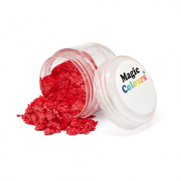 Magic Colours Edible Lustre Dusts 7ml - Shiny Red