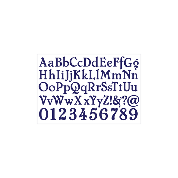 FPC Elegance Alphabet Mould