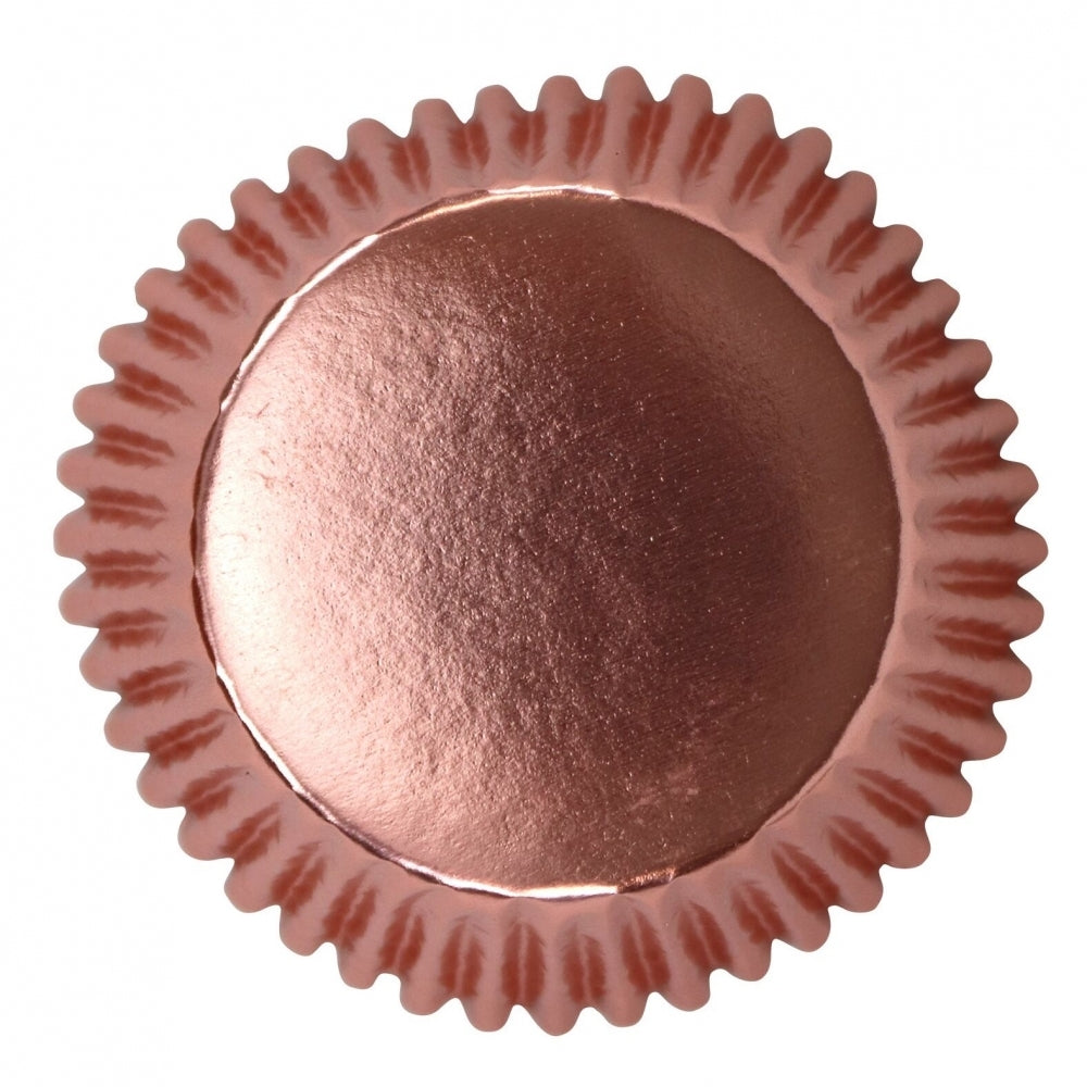 PME Metallic Cupcake Cases x 30 - Rose Gold