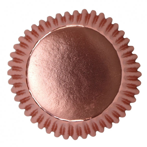 PME Metallic Cupcake Cases x 30 - Rose Gold