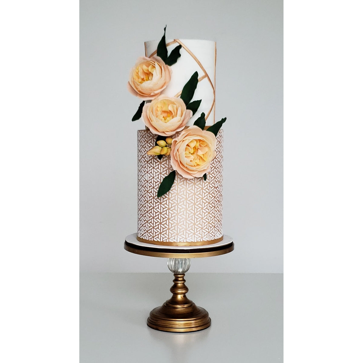 Silvia Favero Wisteria Cake Stencil