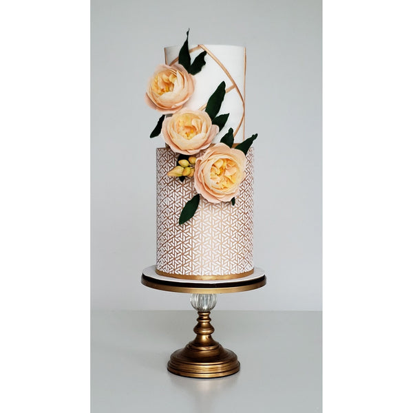 Silvia Favero Wisteria Cake Stencil