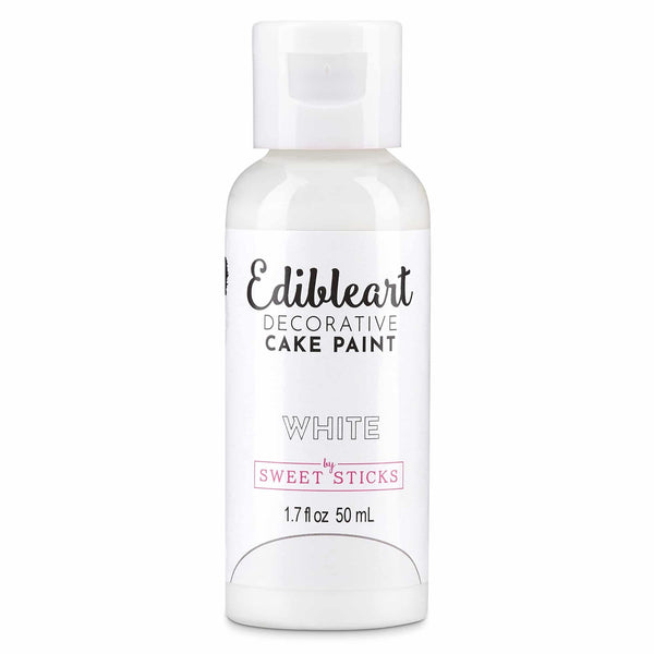 Sweet Sticks Matt Edible Art Paint 50ml - White
