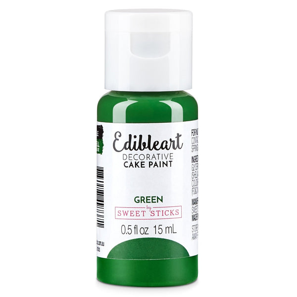 Sweet Sticks Matt Edible Art Paint 15ml - Green