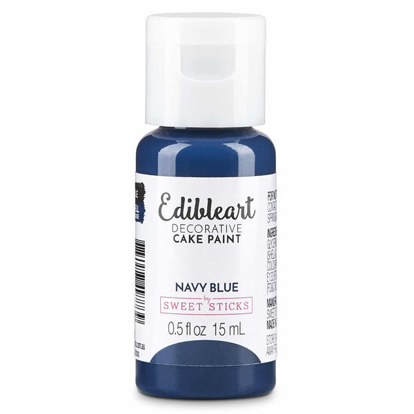 Sweet Sticks Matt Edible Art Paint 15ml - Navy Blue