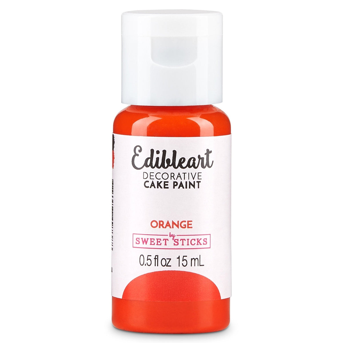 Sweet Sticks Matt Edible Art Paint 15ml - Orange