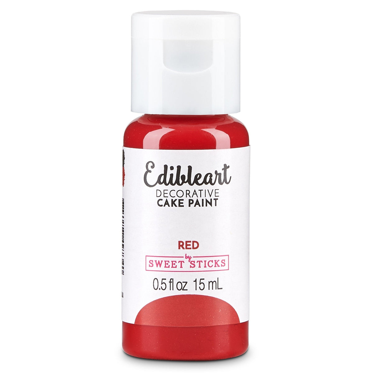 Sweet Sticks Matt Edible Art Paint 15ml - Red