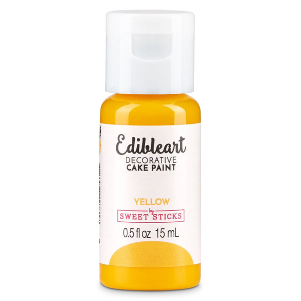 Sweet Sticks Matt Edible Art Paint 15ml - Yellow