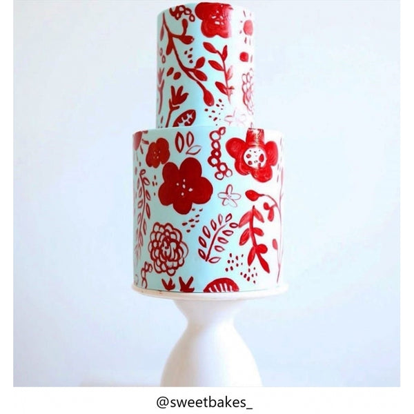 Sweet Sticks Matt Edible Art Paint 15ml - Red