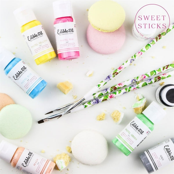 Sweet Sticks Matt Edible Art Paint 15ml - Pastel Blue