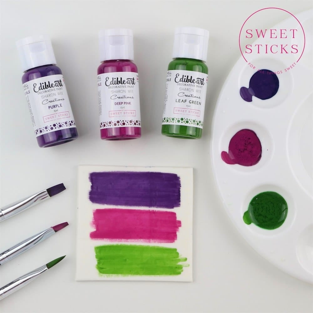 Sweet Sticks Matt Edible Art Paint 15ml - Purple