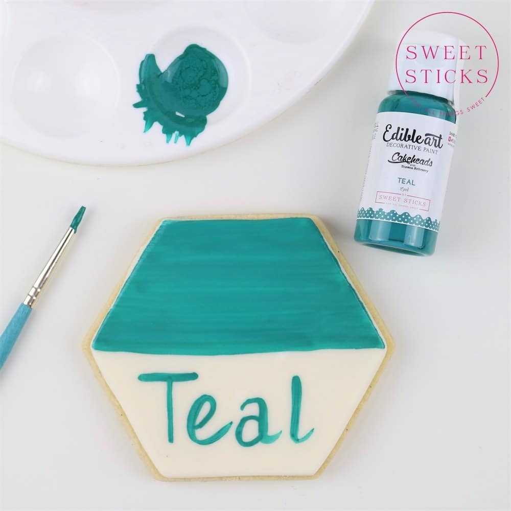 Sweet Sticks Matt Edible Art Paint 15ml - Teal