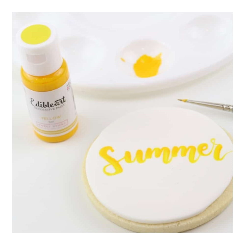 Sweet Sticks Matt Edible Art Paint 15ml - Yellow