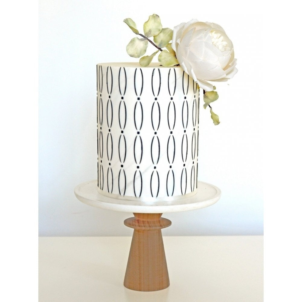 Silvia Favero Tango Cake Stencil