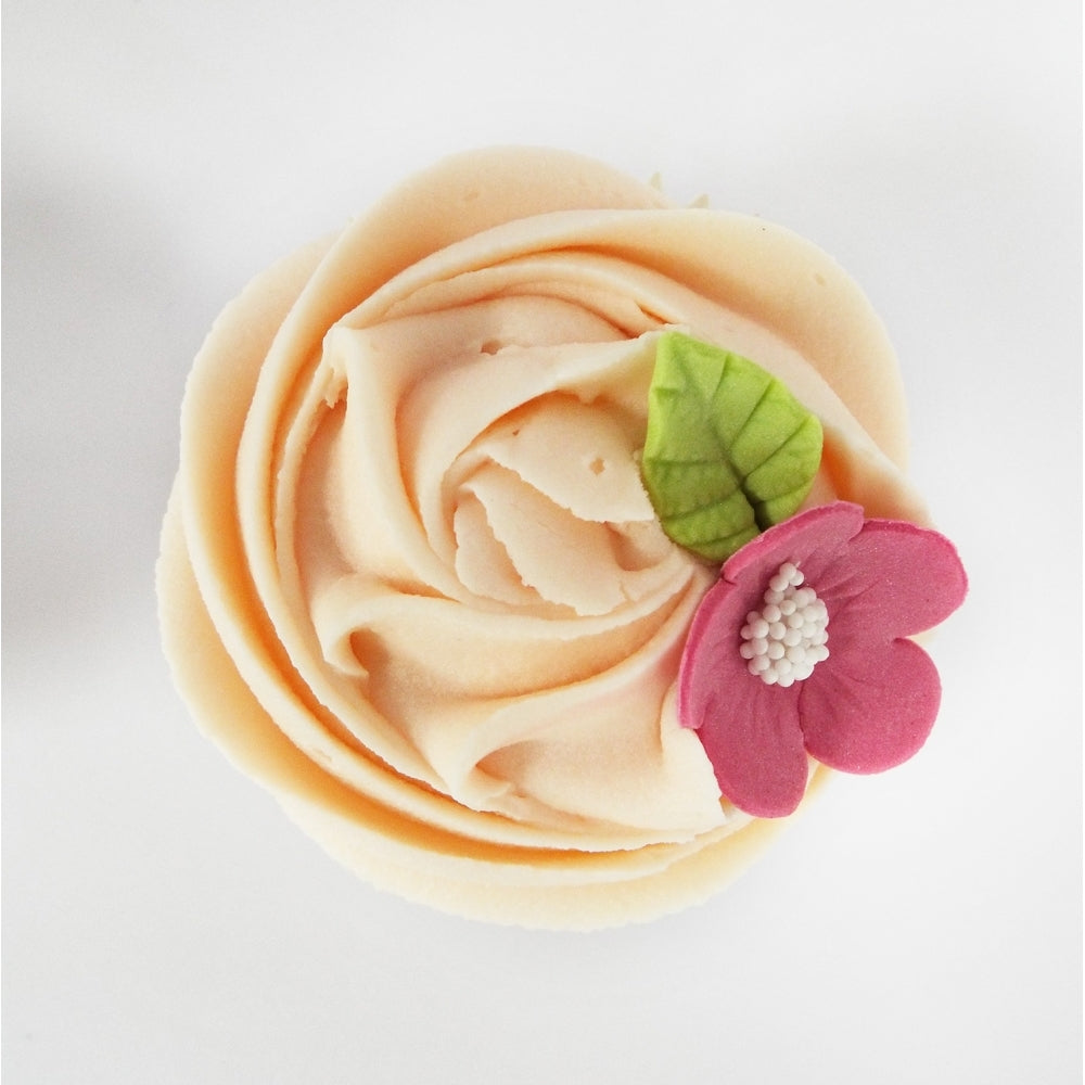 Culpitt Flowers & Leaves Edible Sugar Toppers x 12