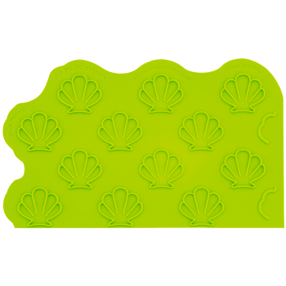 Marvelous Molds Shell Pattern Silicone Onlay