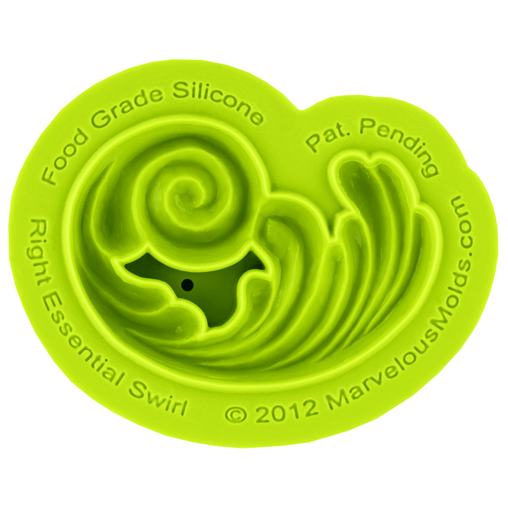 Marvelous Molds Right Essential Swirl Silicone Mould