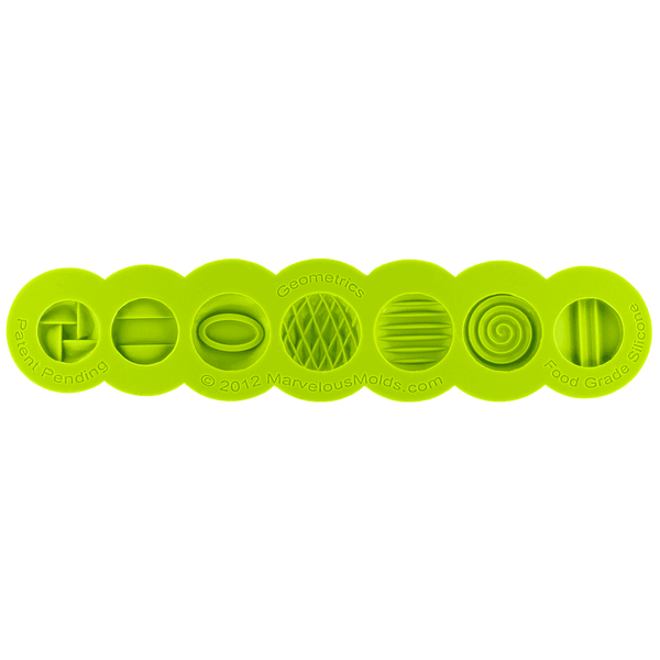 Marvelous Molds Marina Sousa Geometrics Button Silicone Mould