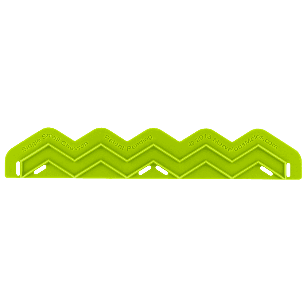 Marvelous Molds Single Small Chevron Silicone Onlay