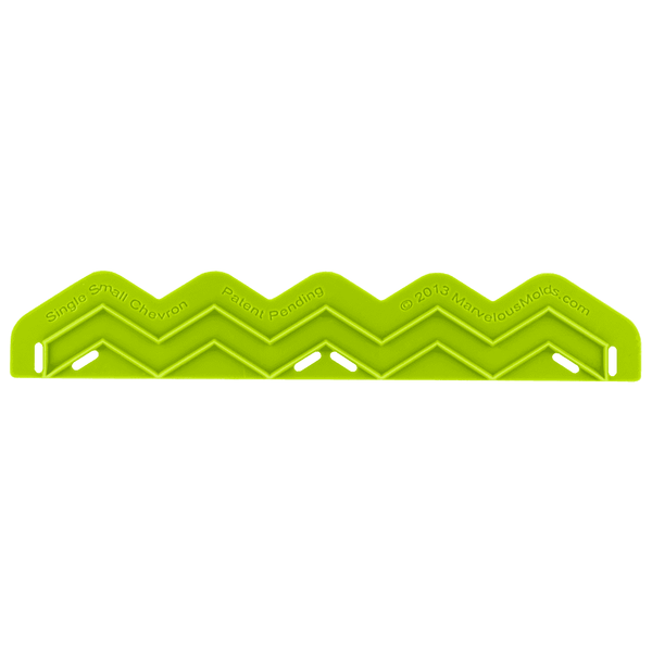 Marvelous Molds Single Small Chevron Silicone Onlay