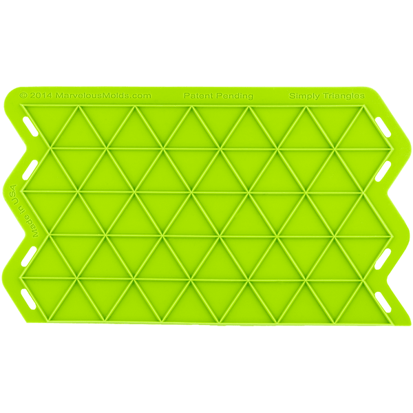 Marvelous Molds Simply Triangles Silicone Onlay