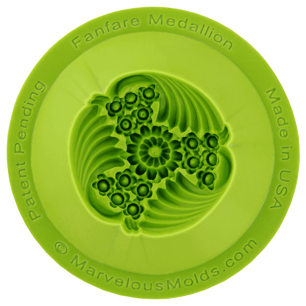 Marvelous Molds Fanfare Medallion Mould