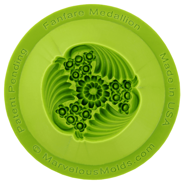 Marvelous Molds Fanfare Medallion Mould