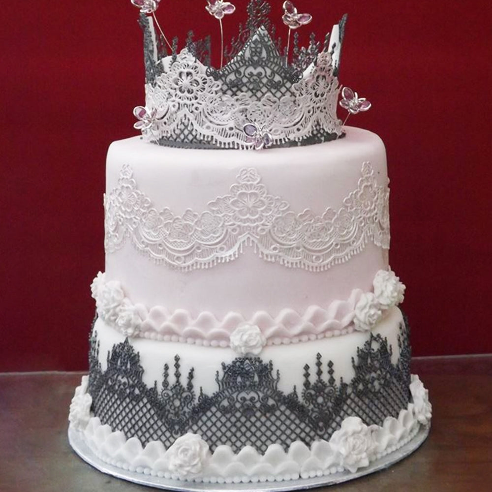 Cake Lace Tiffany - 3D Lace Strip Mat