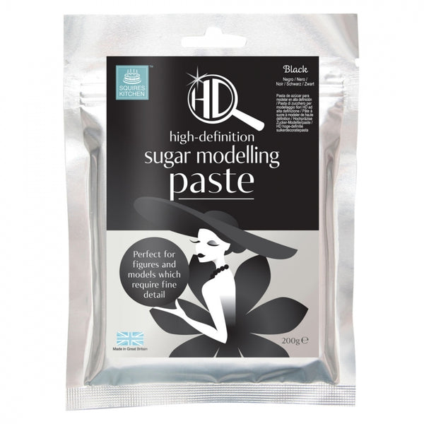 Squires Kitchen HD Sugar Modelling Paste - Black
