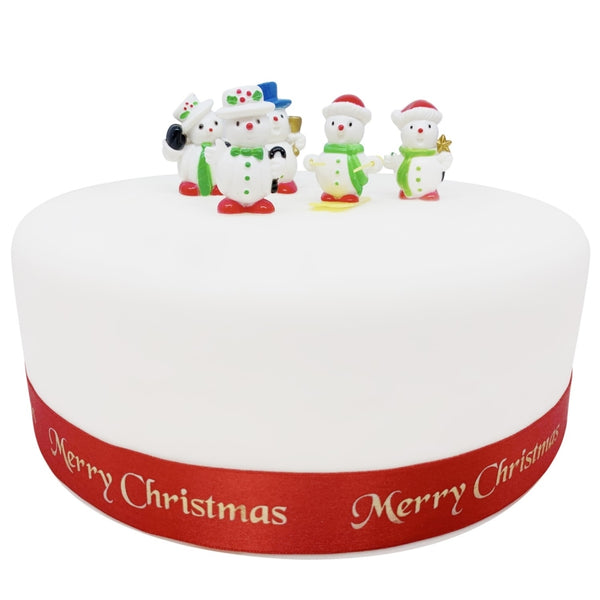 Anniversary House Plastic Snowmen Topper Picks x 5