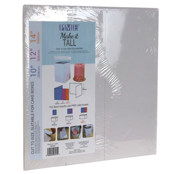 PME Make It Tall' Cake Box Extender (For 10", 12" & 14" Boxes)